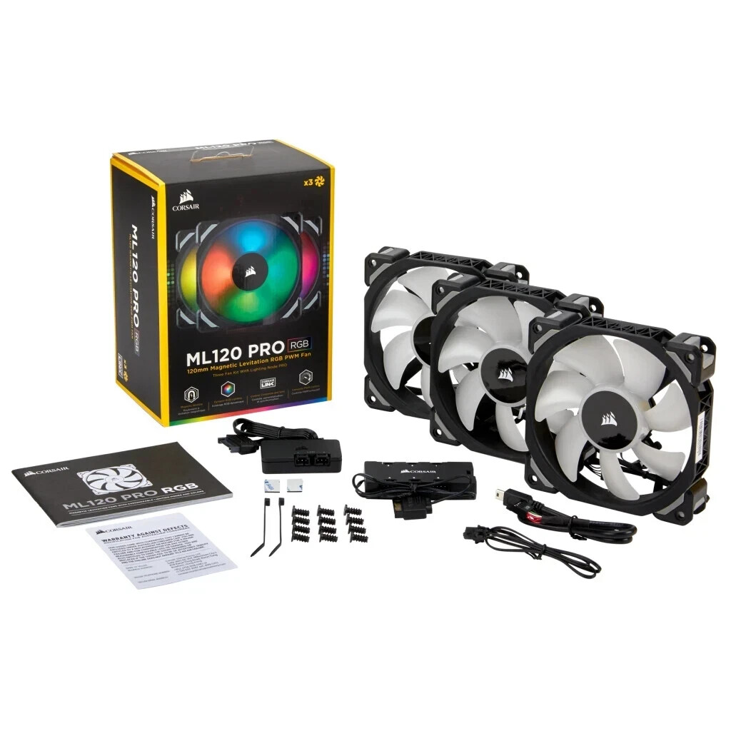 Corsair ML120 PRO RGB LED PWM Premium Magnetic Levitation Computer