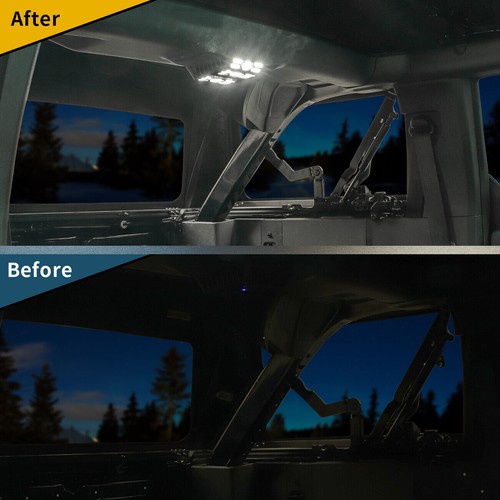 Car Interior Reading Light Rear Ceiling Lights For Ford Bronco 2021-2024 4-Door - Picture 2 of 9