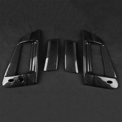 Poignée De Porte Extérieure Carbone Rouge Pour Nissan 370Z Z34 (2009-2021) - Fibre Carbone Réel - Neuf - Chine