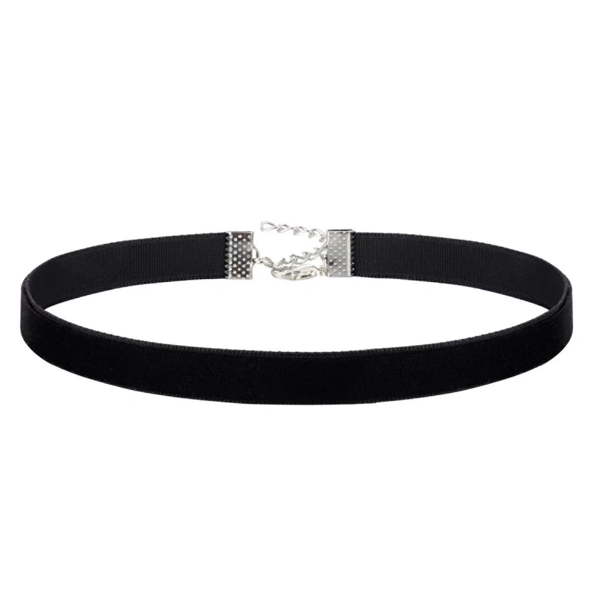 Plain black neck choker deals