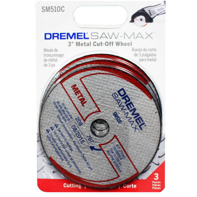 Dremel 3pcs Sawmax 3" Metal Cutoff Wheel Disc Sm510c for sale online eBay