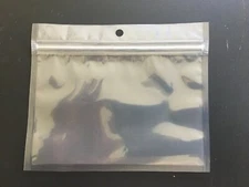 50 new ZIP LOCK WORM BAGS Laminated for soft plastic baits  6.25" x 4" 