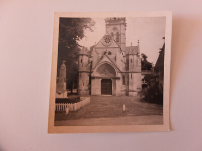 B513 Original Vintage Foto Schnappschuss:Eglise St-Etienne de Mouchy-le-Châtel 60