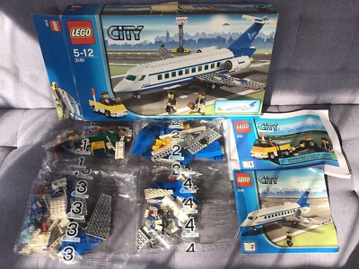 Opened Box New Lego City 3181 Passenger Plane UK