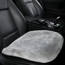 Genuine Sheepskin Car Seat Cushion Comfort Auto Seat Pad Fluffy Soft Real