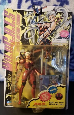 Wild C.A.T.S. ''Zealot'' Playmates Figure 1994 Jim Lee's NIB