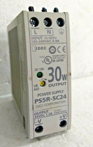 IDEC Izumi PS5R-SC24 Netzteil 24VDC 1.3A 30W Eingang 100-240VAC 0.9A 50/60 Hz