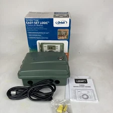 Orbit 57894 Easy-set Logic 4-Station Indoor/Outdoor Sprinkler System No Key