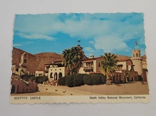 Vintage 1970's Postcard Scotty's Castle (Death Valley Ranch) Death Calley CA
