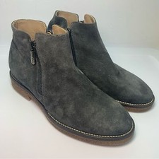 ITALEAU WATERPROOF FOLIANA GRAY SUEDE BOOTIES Size 36 Made in Italy