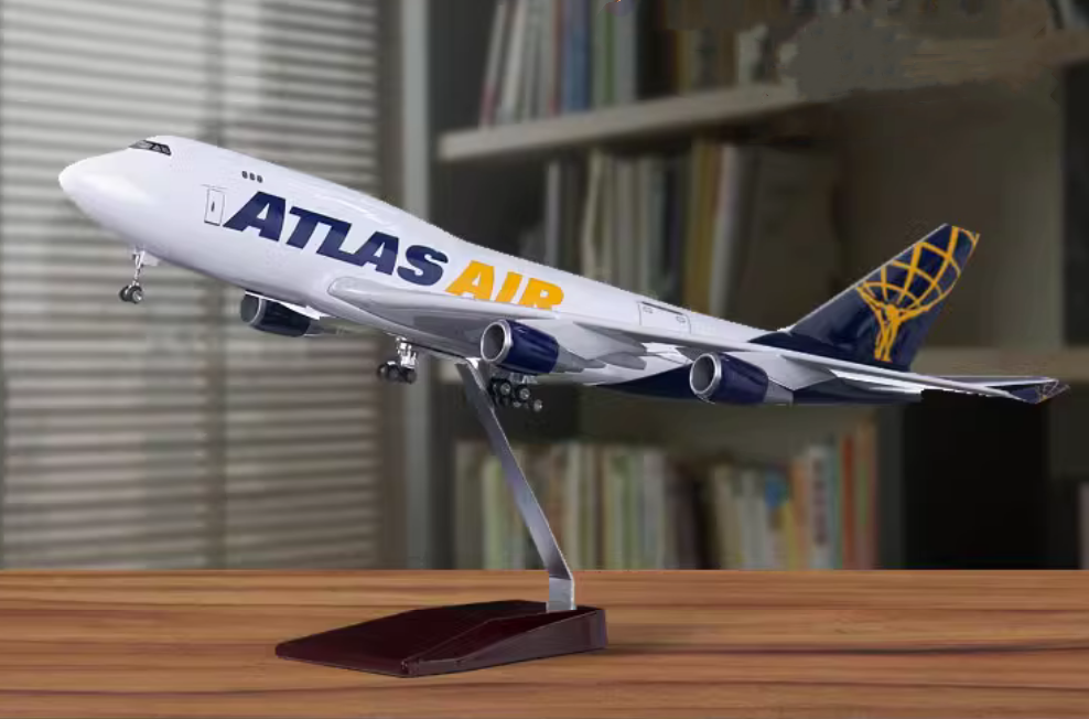 1:150 47CM ATLAS AIR BOEING 747-400 Aeroplane Landing Gear