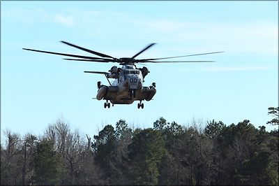 Poster, Many Sizes; Sikorsky Ch-53 Super Stallion Helicopter, Camp Lejeune