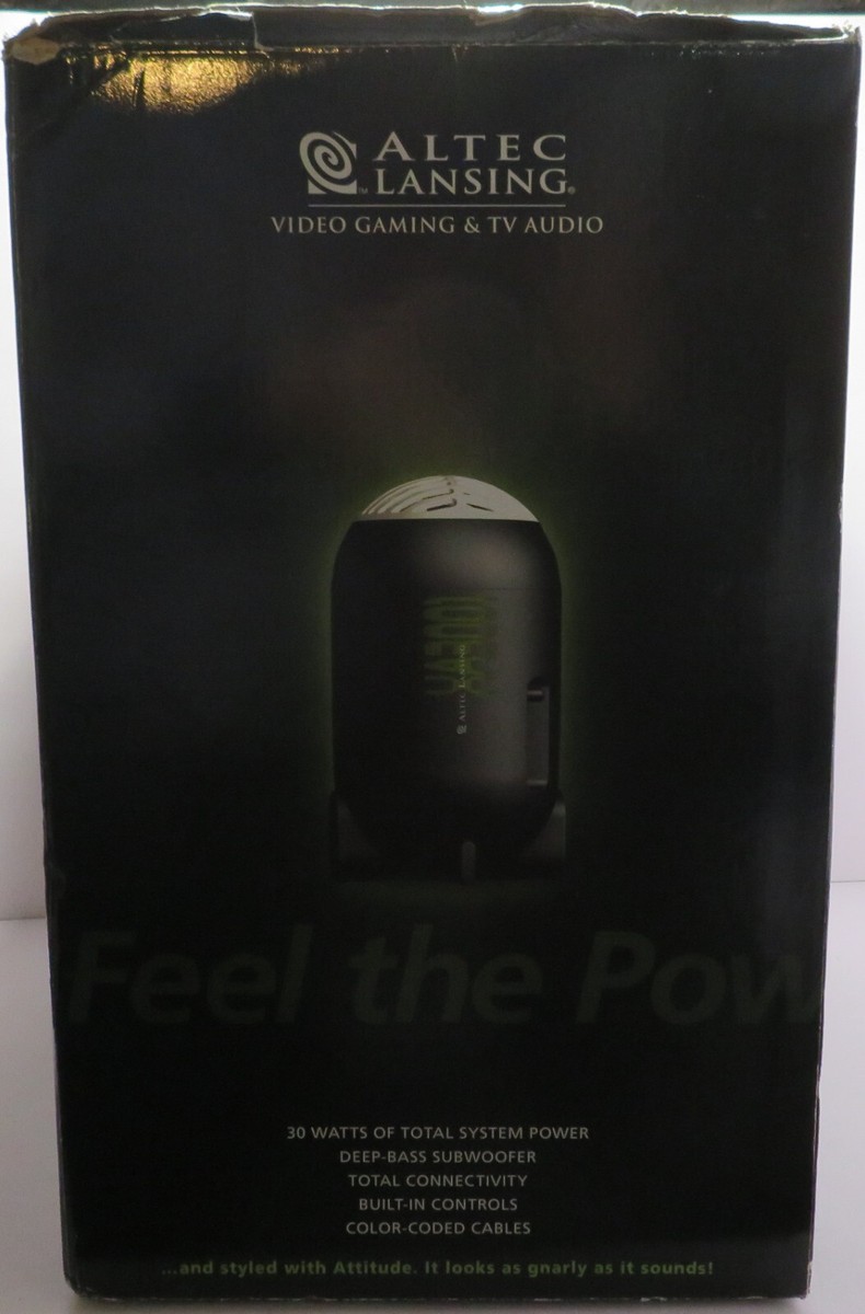 Altec Lansing XA 3001 Gaming Amplified Subwoofer Speaker - New in