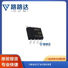 5Pcs INA827AIDGKR VSSOP-8 Instrumentation Amplifiers Prec,200uA,2.7-36V #96-9