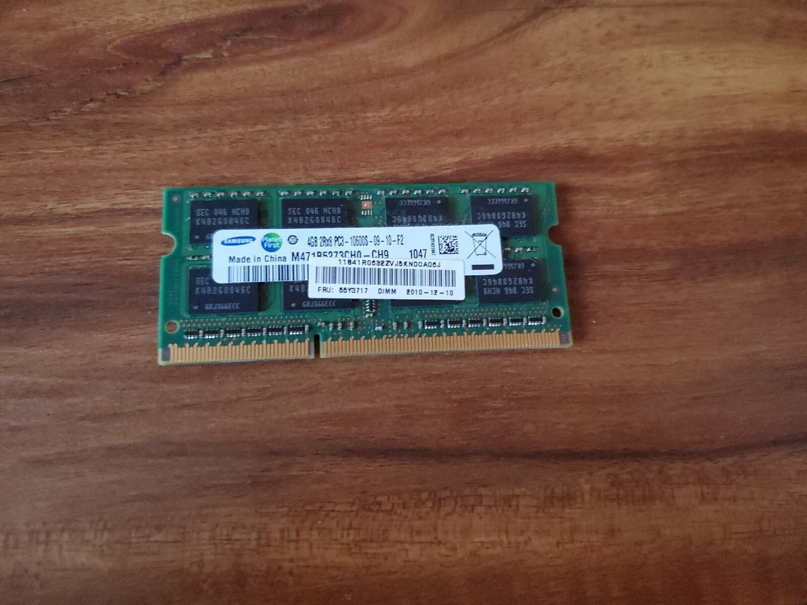 Samsung M471B5273CH0-CH9 4GB SO-DIMM PC3-10600 (DDR3-1333) | eBay