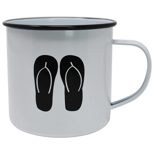 Enamel Mug - Camping Mug in 8 Vintage Enamelware Designs for Coffee or ???