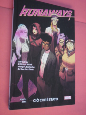 RUNAWAYS- N°3- what was it- by: rowell anka- cardboard- MARVEL PANINI