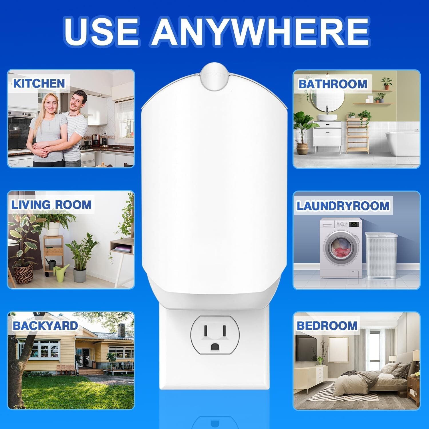 8 Pack Refill Cartridge Kit Compatible with ZEVO Plug-in Light M364 and Max,