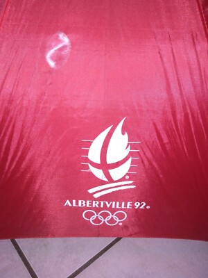 Parapluie Vintage Officiel Jeux Olympiques Albertville 92 - Collection Rare