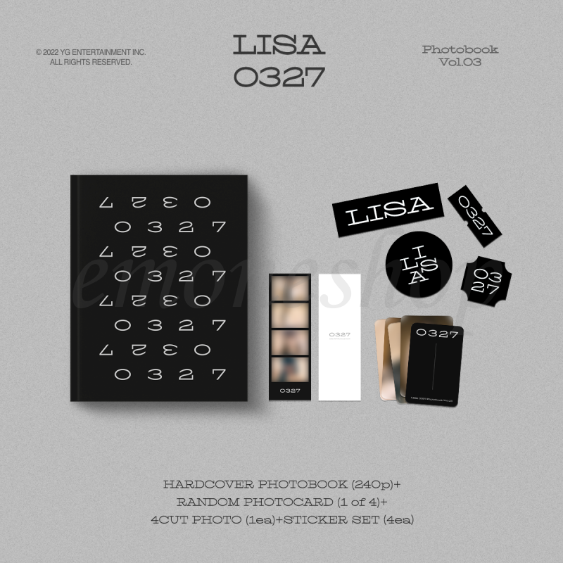 【直筆サイン入り】BLACKPINK LISA 0327 PHOTOBOOK Amazon.com: LISA 0327 PHOTOBOOK VOL. 4 : Home & Kitchen