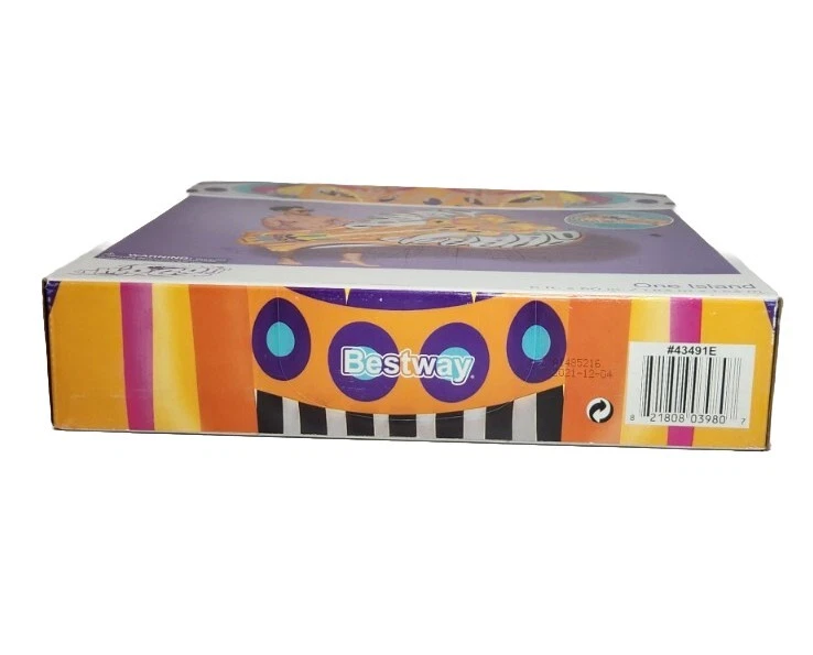 Flotador de agua coqueteo fiesta isla elefante flotador 6'x60" nuevo en caja juguete de verano Foto 4 de 4