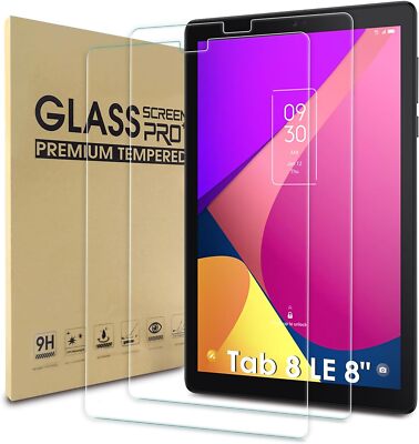 For TCL Tab 8/Tab 8 LE/Tab 8V/Tab 8 SE/Tab 8 Plus 8''Screen Protector Glass Cover