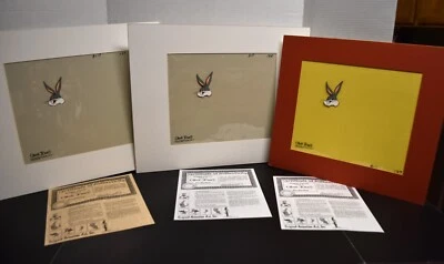 3 Chuck Jones Bugs Bunny, A Connecticut Rabbit... 1978 Animation Prod Cels COA - Image 1 of 4