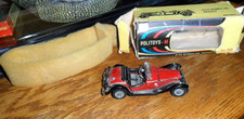 143 Politoys No. 532 Alfa Romeo Gs. Zagato Mint Red Toy Car Worn Box 143 Politoys No. 532 Alfa Romeo Gs. Zagato Mint Red Toy Car Worn Box