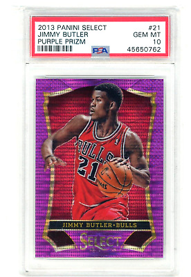 2013 Panini Select Purple Prizm #21 Jimmy Butler No 19 of 99 2013 Panini Select Purple Prizm #21 Jimmy Butler No 19 of 99