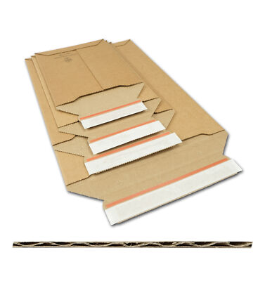 200 Versandtaschen (4 Größen mit je 50 Wellpapptaschen - für A6 | A5 | A5+ | A4)