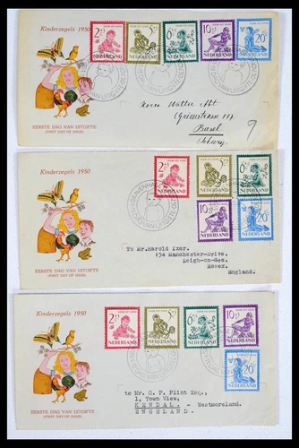 Lot 39474 FDC collection Netherlands 1950-1960. Cat. 6600+