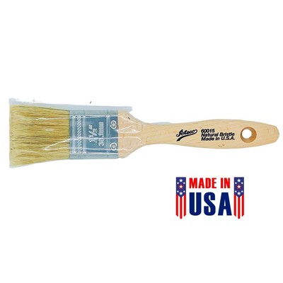 Ateco 60015 Pastry Brush - 1.5 Inch Natural Wood Boar Bristles Made in the US...