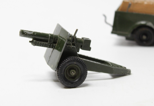 RARE W Britains No. 2041 Clockwork 'ARMY TRAILER' & HOWITZER GUN' - Picture 8 of 12