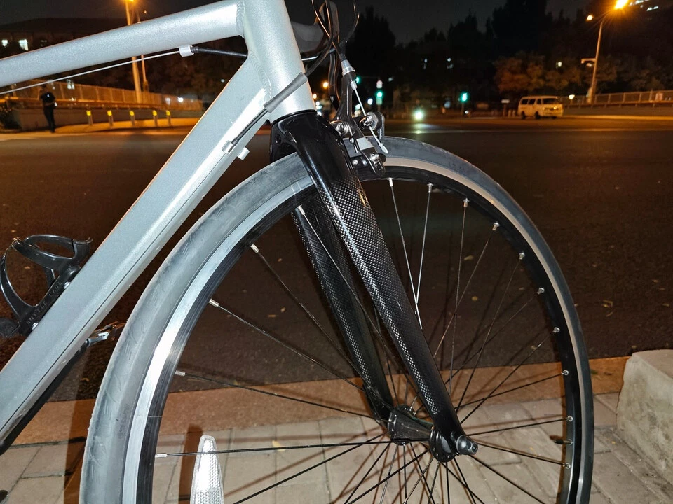 700*28C Carbon Fiber Bicycle Fork C Brake Rigid Gravel Road Bike Fork 1-1/8 in - Image 3 of 4