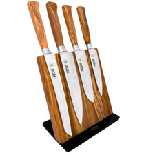 Messerset Solingen 5-teilig, geschmiedete Klinge, Olivenholz Griff, VOCut