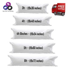 New Non-Allergenic Bolster Pillow Cushion Long Body Support Orthopedic Pregnancy