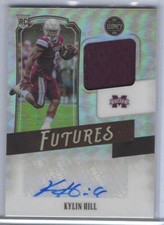 KYLIN HILL 2021 PANINI LEGACY SILVER PRIZM RPA PATCH AUTO RC #D /399