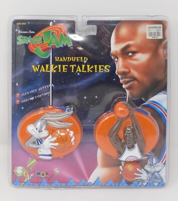 Michael Jordan 1996 MGA Space Jam Handheld Walkie Talkies Bugs Bunny Sealed NEW