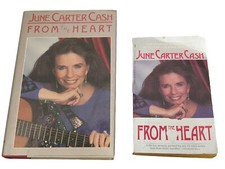 From the Heart by June Carter Cash Signed by June Carter Cash and John C. Cash 2