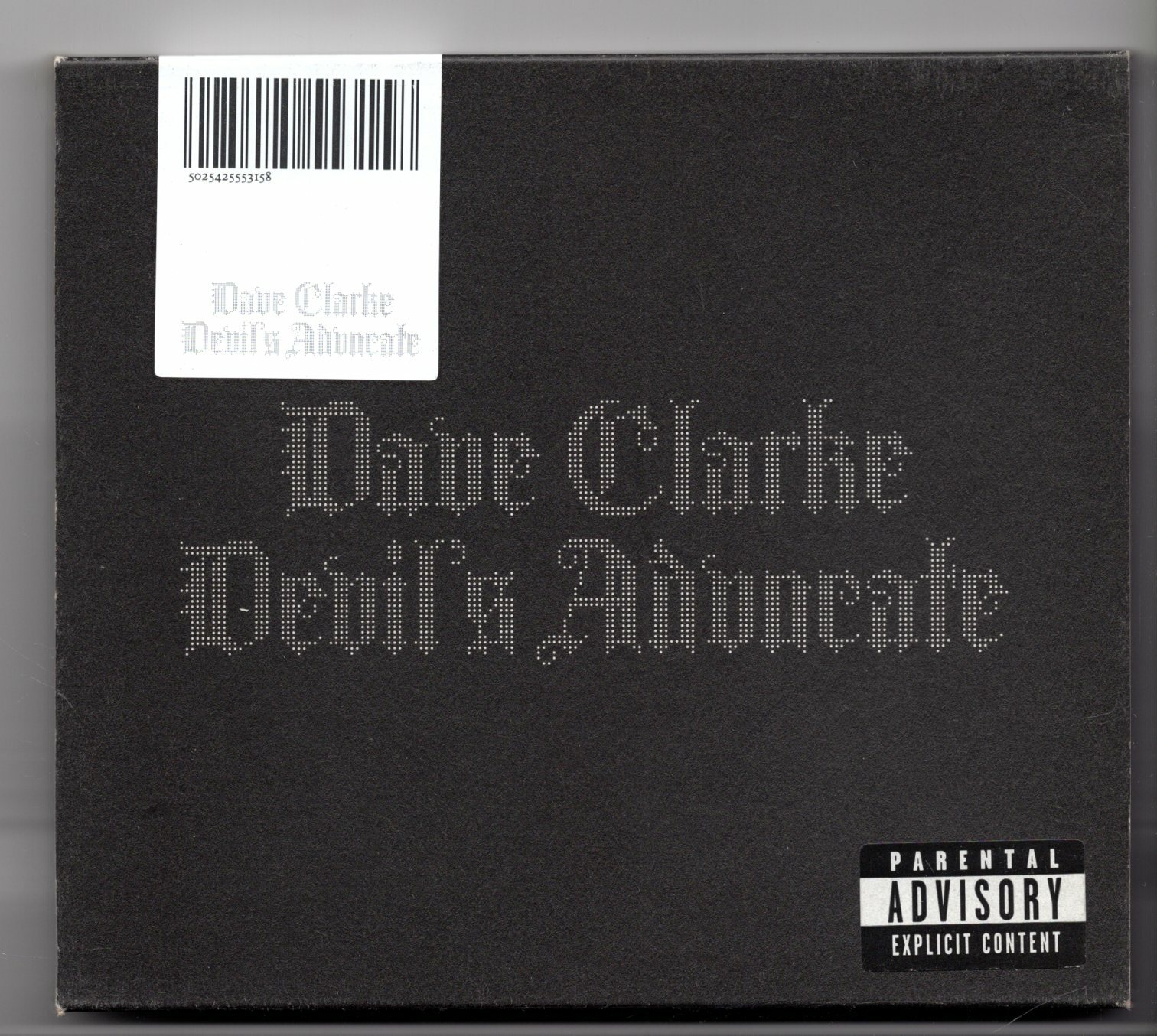 (JG89) Dave Clarke, Devil's Advocate - 2003 CD