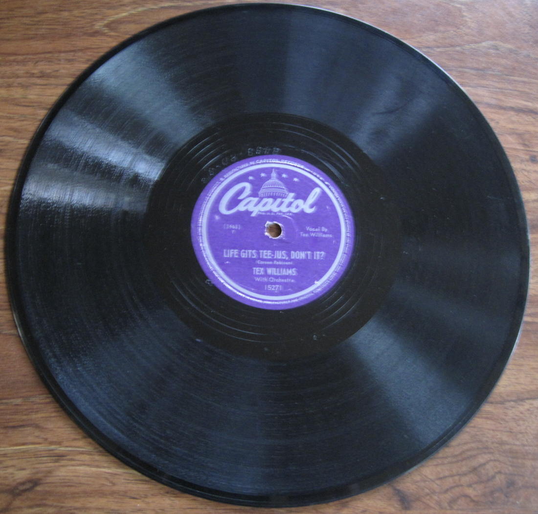 Tex Williams - 78 rpm - 