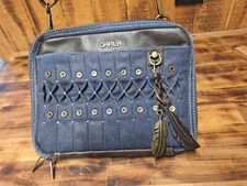 Chala Origami Crossbody Feather Charm Shoulder Bag