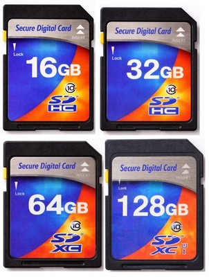 16 GB 32 GB 64 GB 128 GB SDHC SDXC Class 10 SD Speicherkarte für Digital Kamera