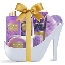 Spa Luxetique Gifts for Women 8pcs Relaxing Lavender Gift Set for Women High ...