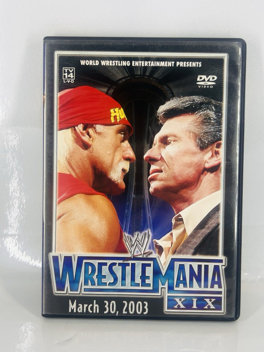 WWE WRESTLEMANIA XIX 19 DVD 2 Disc Set 2003 The Rock Hulk Hogan