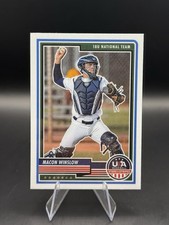Macon Winslow 2023 Panini Stars & Stripes USA Baseball #19 Trading Card FREESHIP