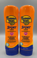 Banana Boat Ultra Sport Sunscreen Lotion - SPF 50 - 16 fl oz/2ct. Exp. 09/2026
