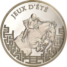[#198661] France, 1-1/2 Euro, Jeux d Eté Beijing, 2007, Paris, Silver, MS, KM:14