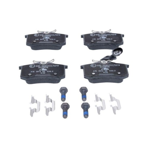 1X Bremsbelagsatz, Scheibenbremse ATE 13.0460-2859.2 Passend FüR Ford Seat-image