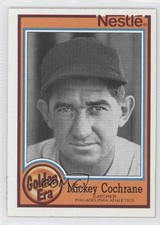 1987 Topps Nestle All-Time Dream Team Food Issue Mickey Cochrane #8 HOF 1md